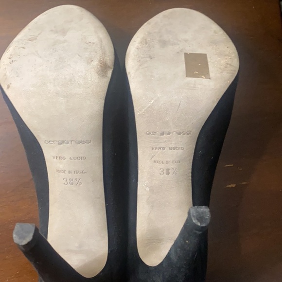 Sergio Rossi Vero Cuioi Heels SIZE 38 1/2 *NEW WITH TAGS & DEFECTS - see listing - Picture 2 of 8